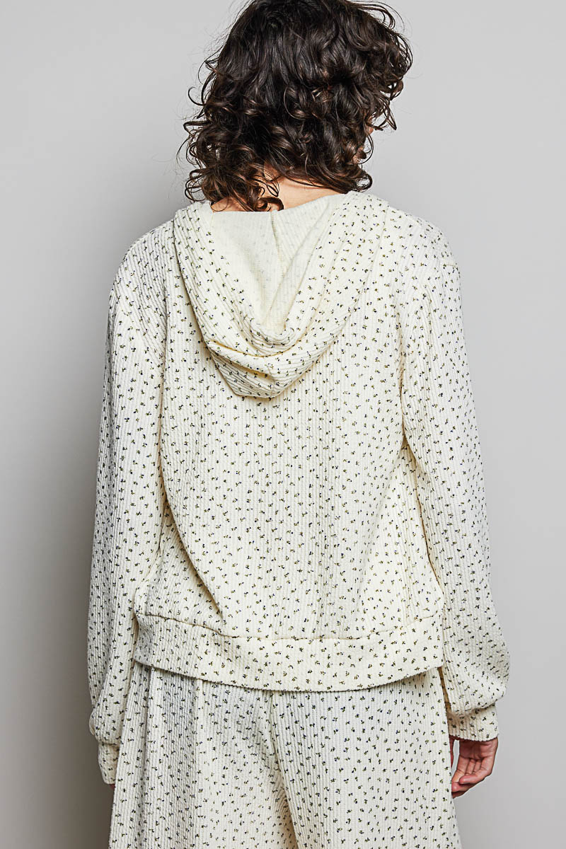 Delora Floral Lounge Hoodie