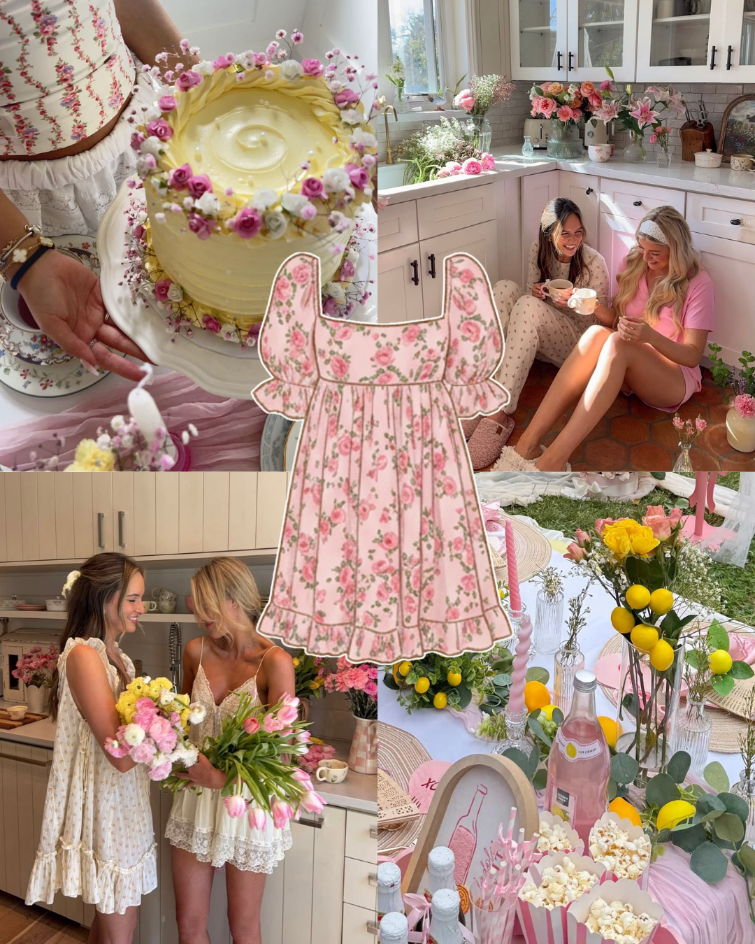 Rosecliff Puff-Sleeve Mini Dress