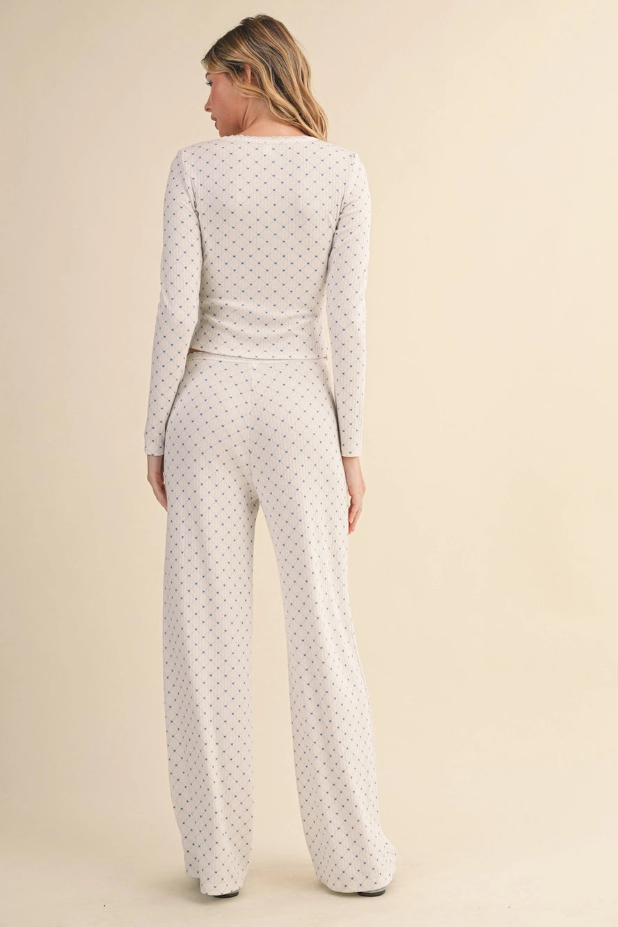 Sunday Kinda Love Lounge Set - Deep Blue