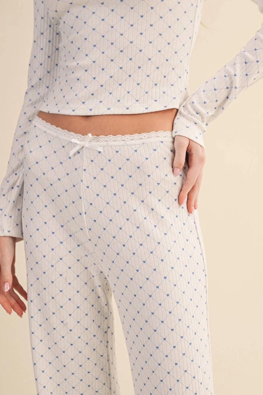 Sunday Kinda Love Lounge Set - Deep Blue