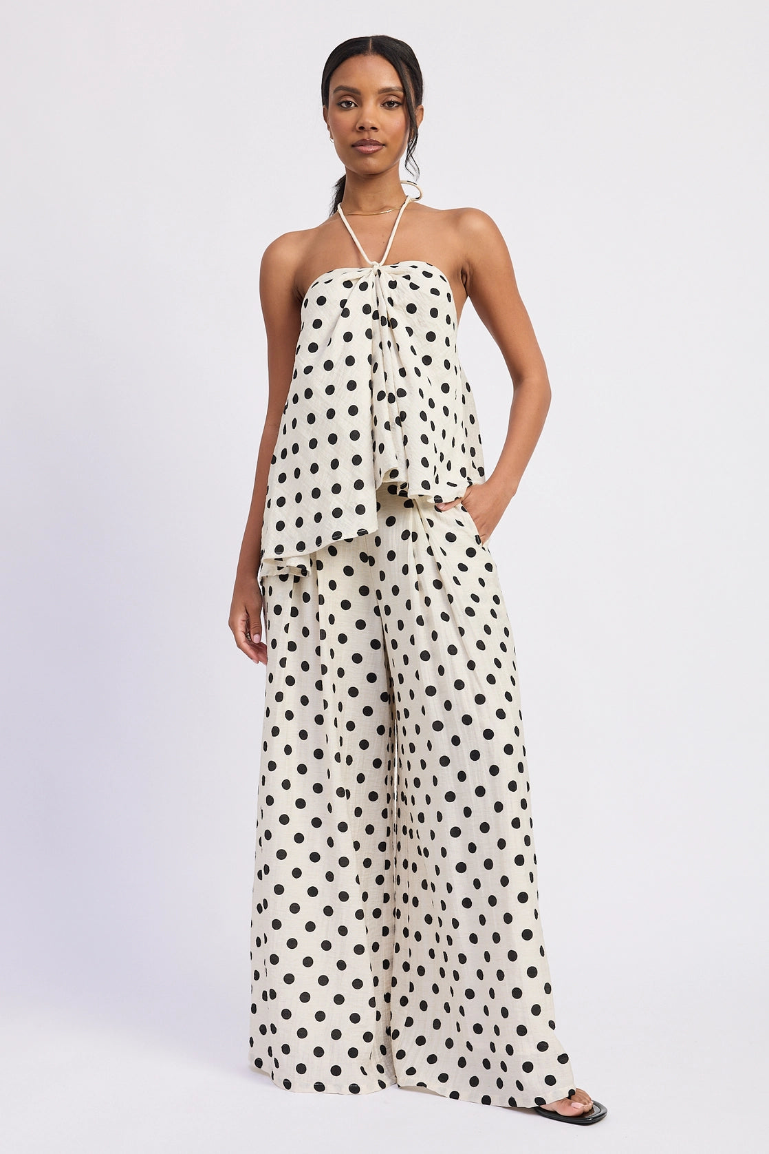 Sarah Francis Wide Leg Pants