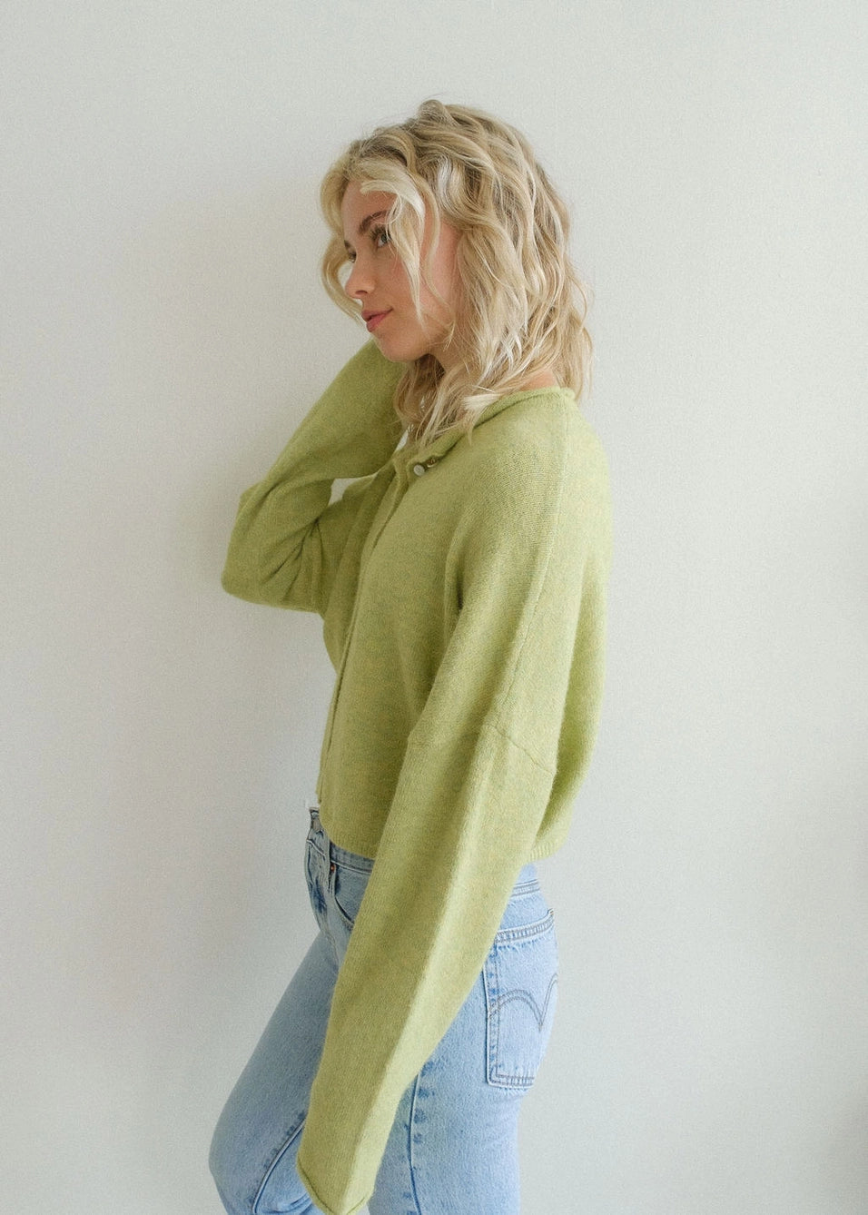 Church Girl Knit - Light Green • Restock