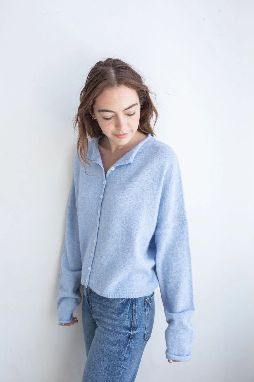Church Girl Knit - Baby Blue