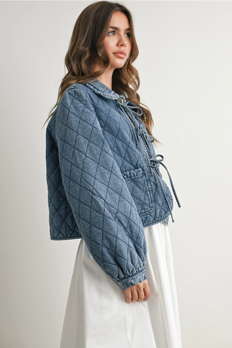 BLUEBIRD QUILTED DENIM JACKET