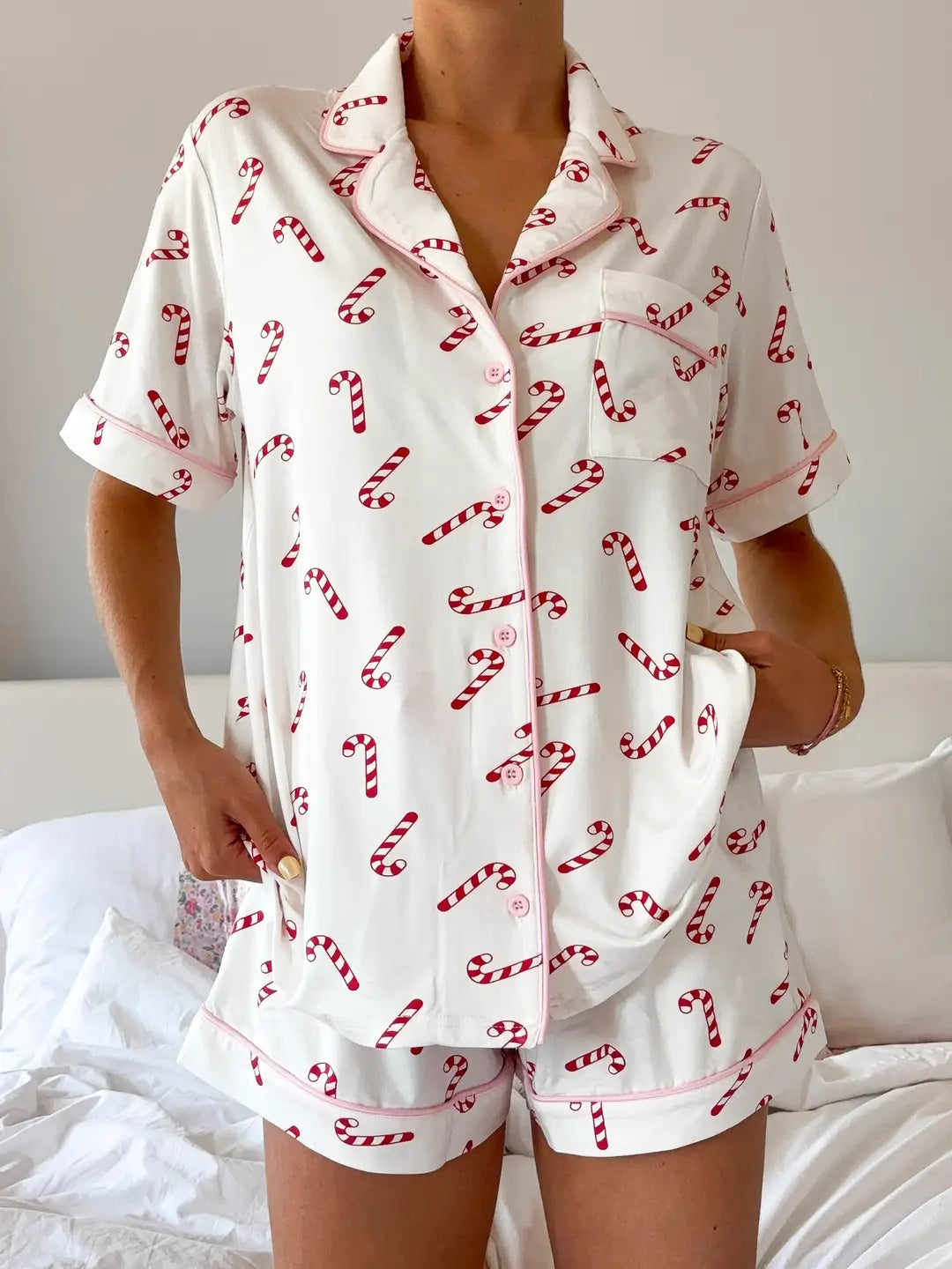 Candy Cane Lane PJs - Top