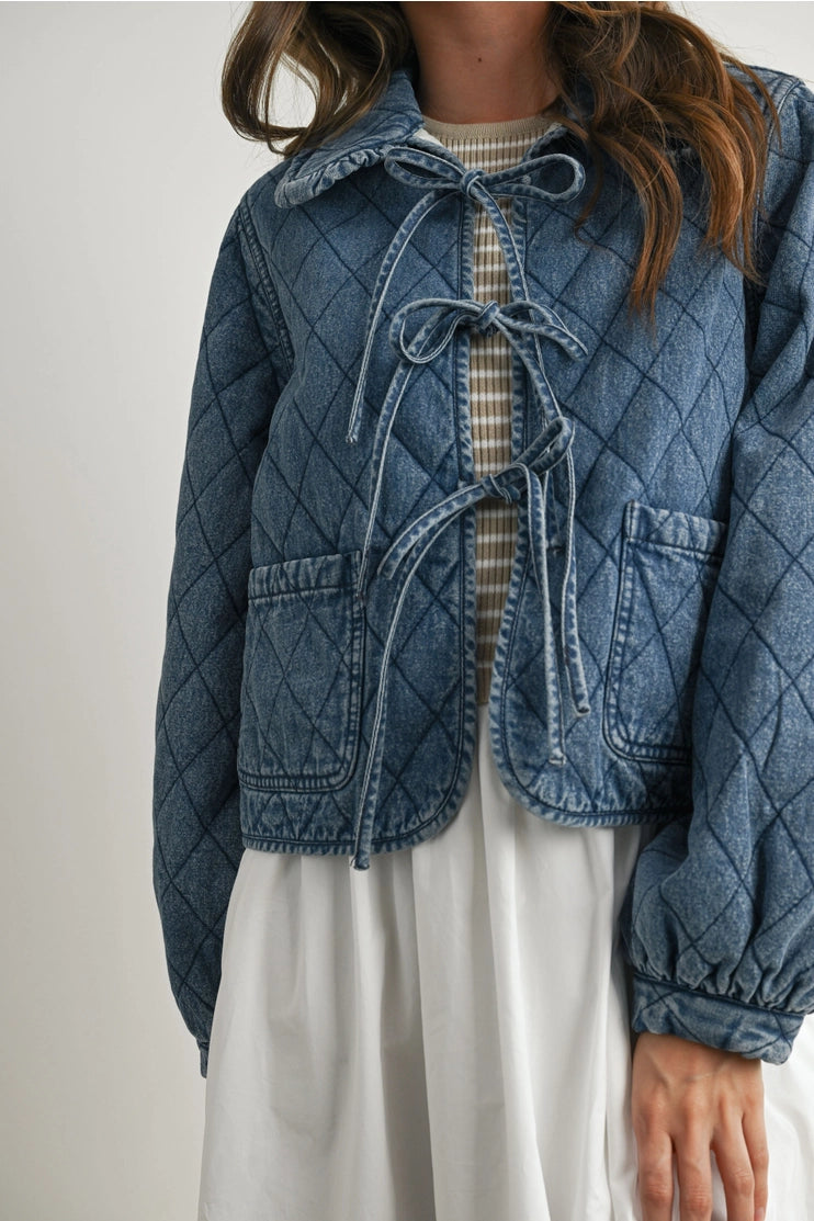 BLUEBIRD QUILTED DENIM JACKET