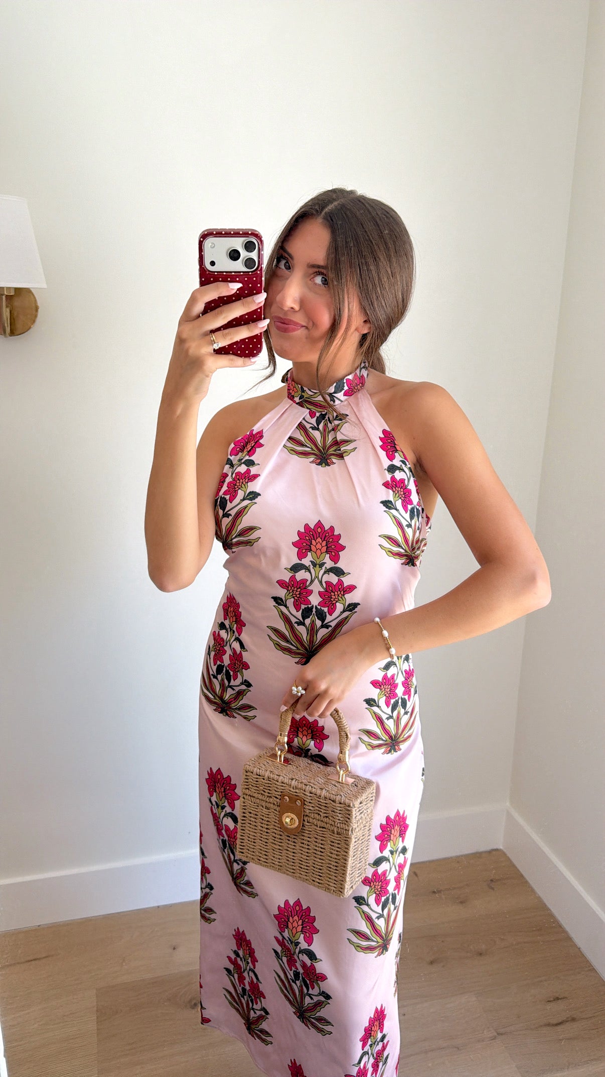 Josie Block-Print Midi