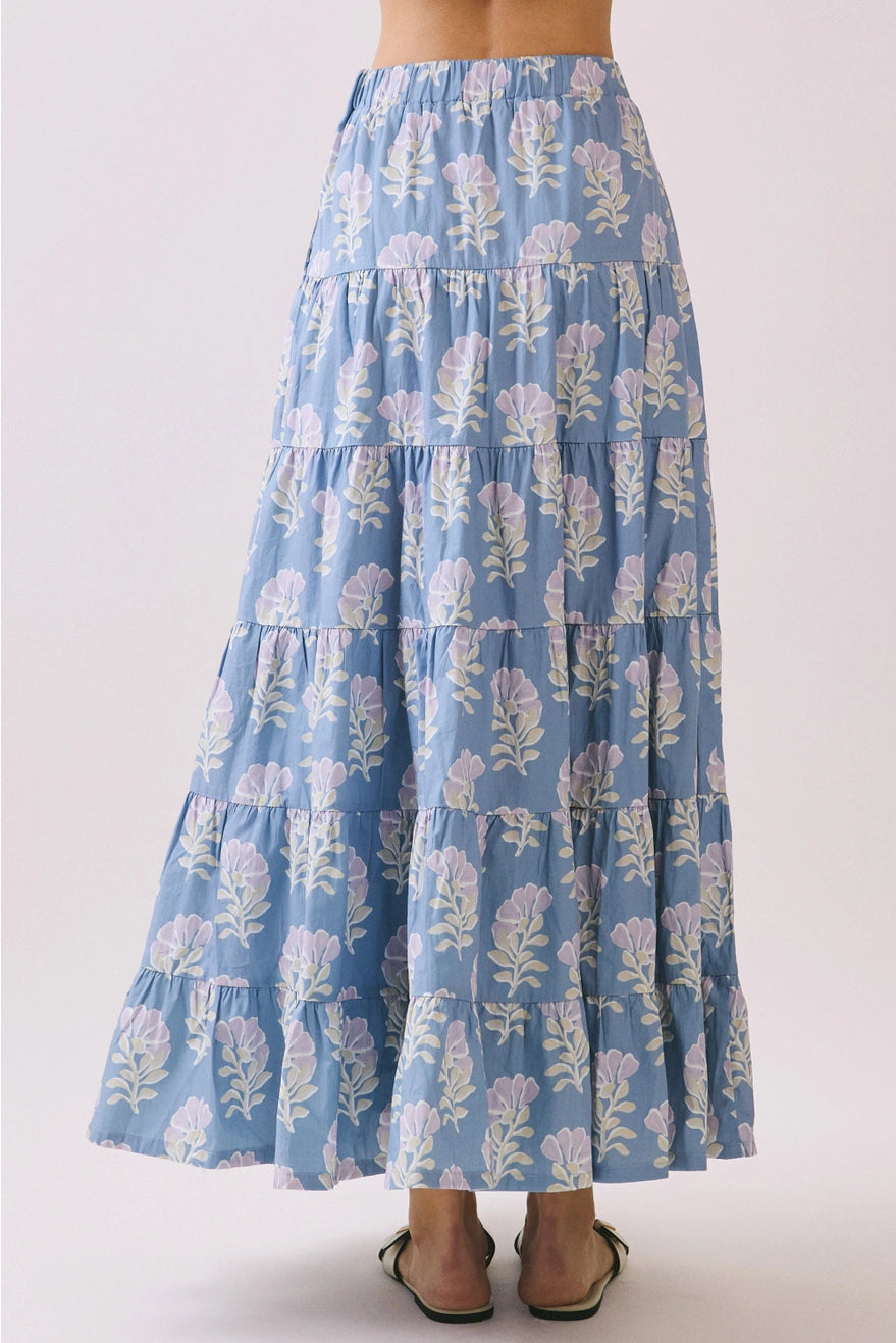 Rosemary Tiered Maxi Skirt
