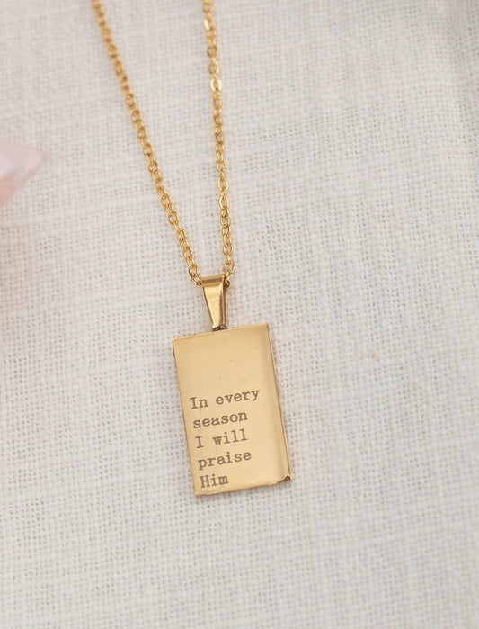 'IN EVERY SEASON' NECKLACE