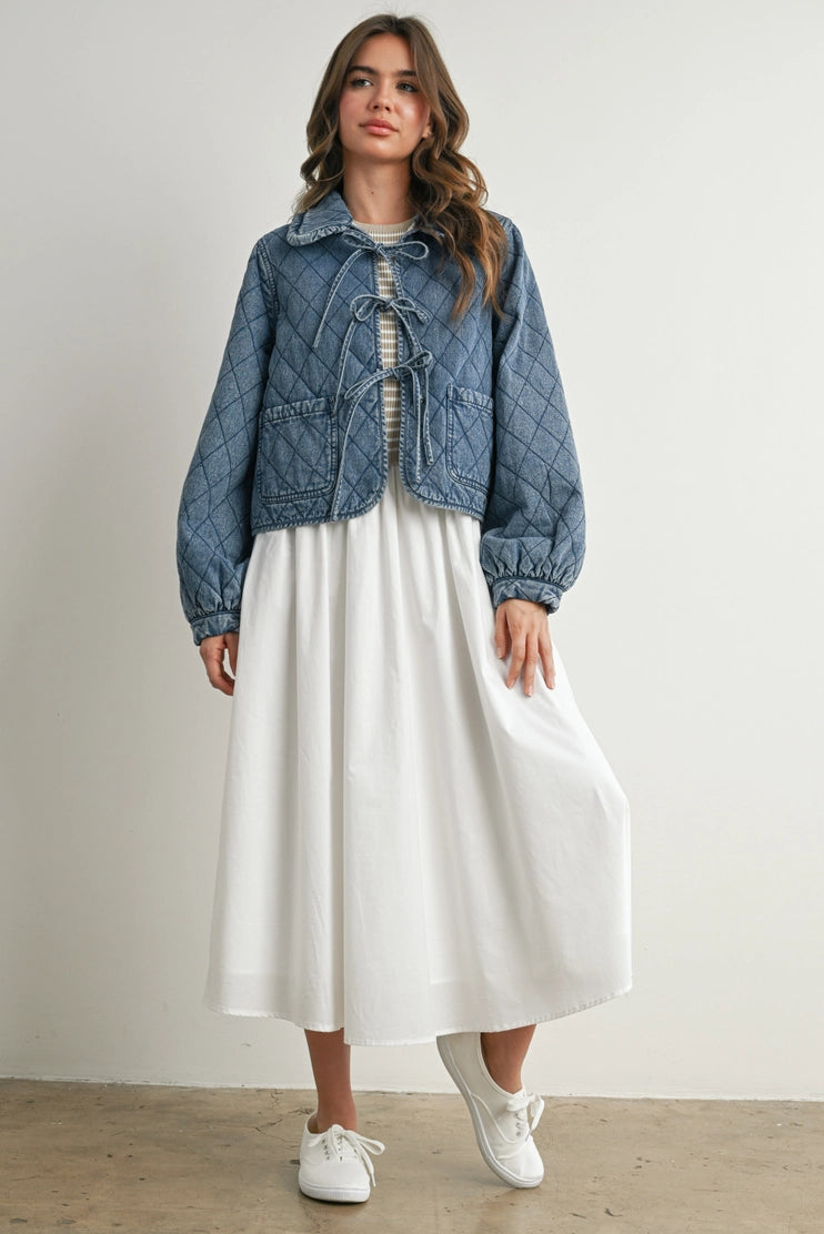 BLUEBIRD QUILTED DENIM JACKET
