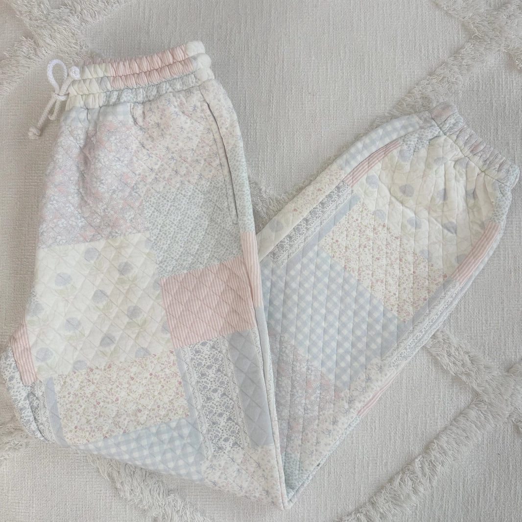 Blueberry Quilt Joggers