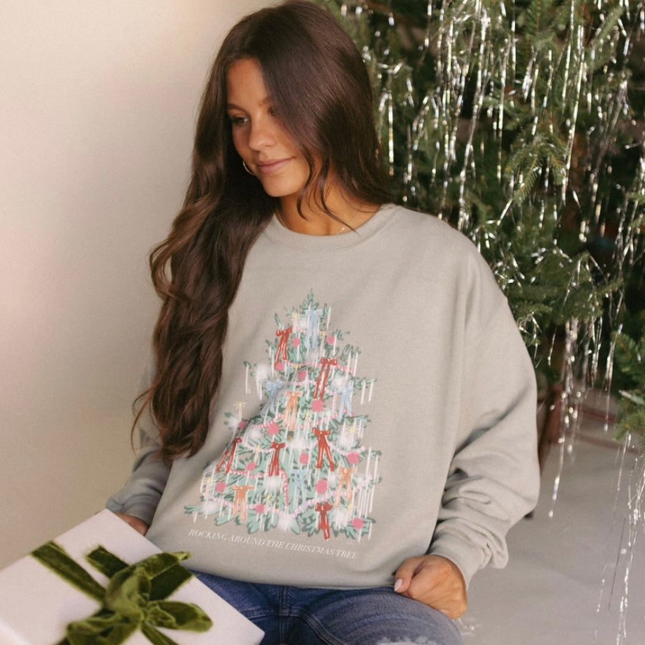 BOW CHRISTMAS CREWNECK