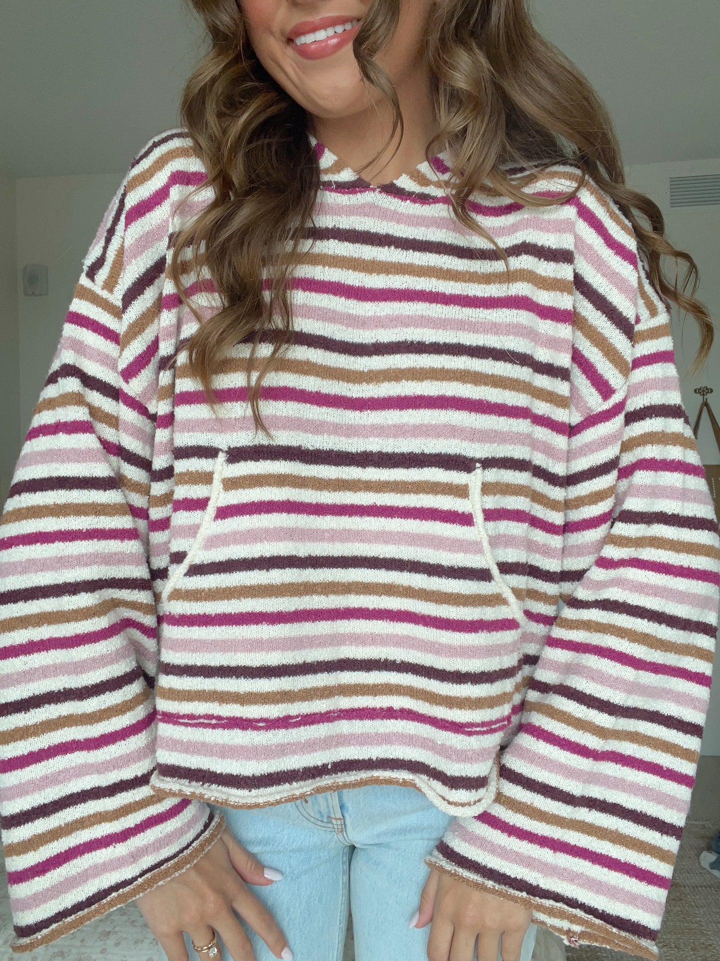 ACADIA STRIPED HOODIE