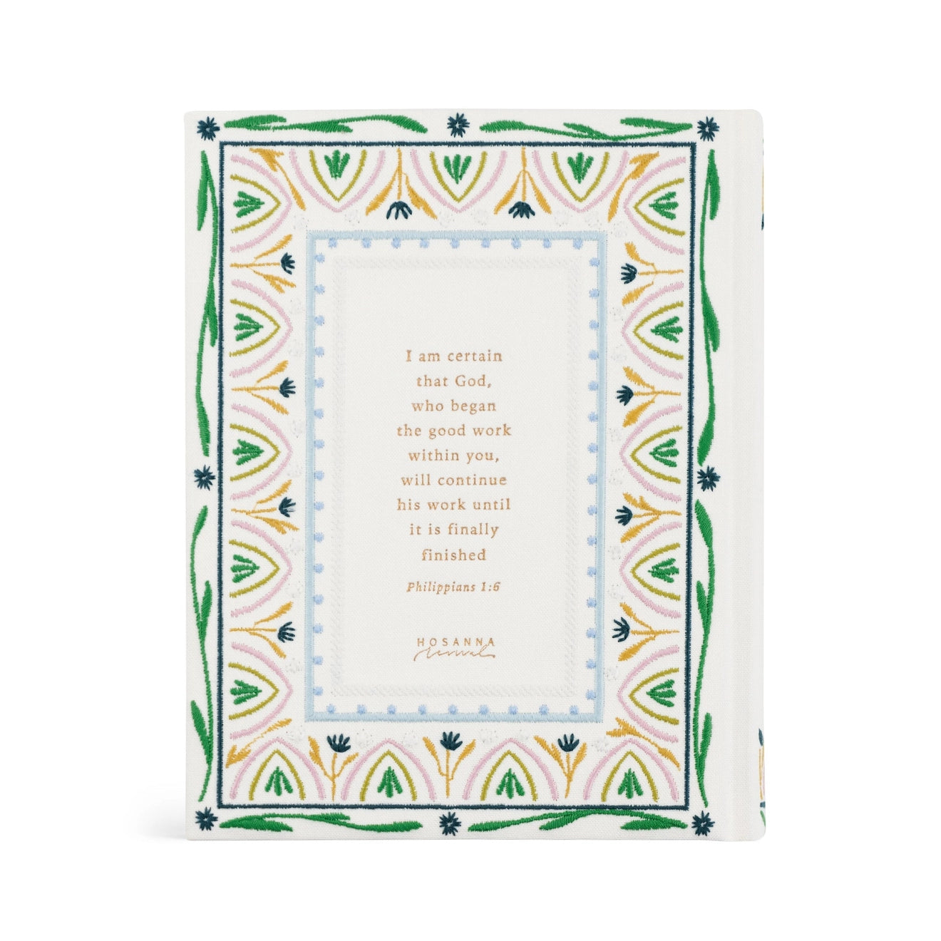 NLT Notetaking Bible - Wildflower Embroidered