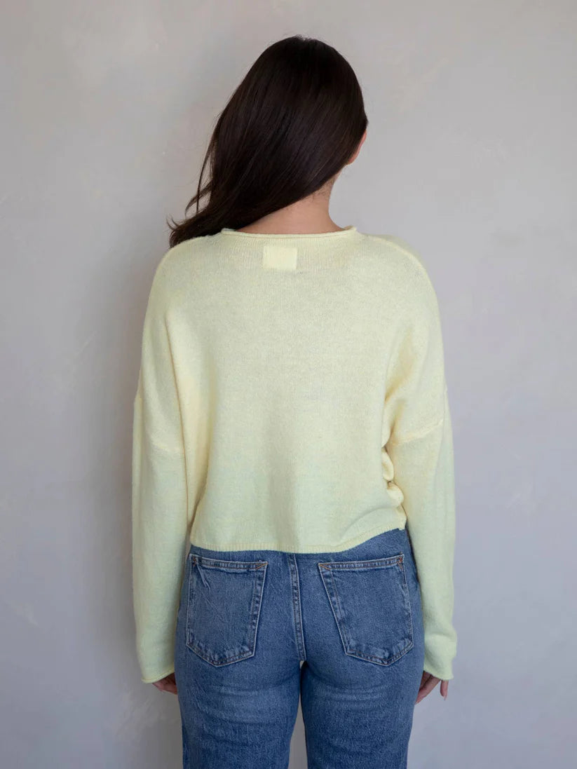 CHURCH GIRL KNIT - BUTTER YELLOW