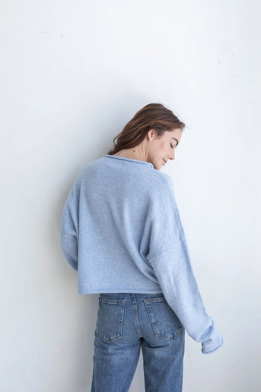 Church Girl Knit - Baby Blue