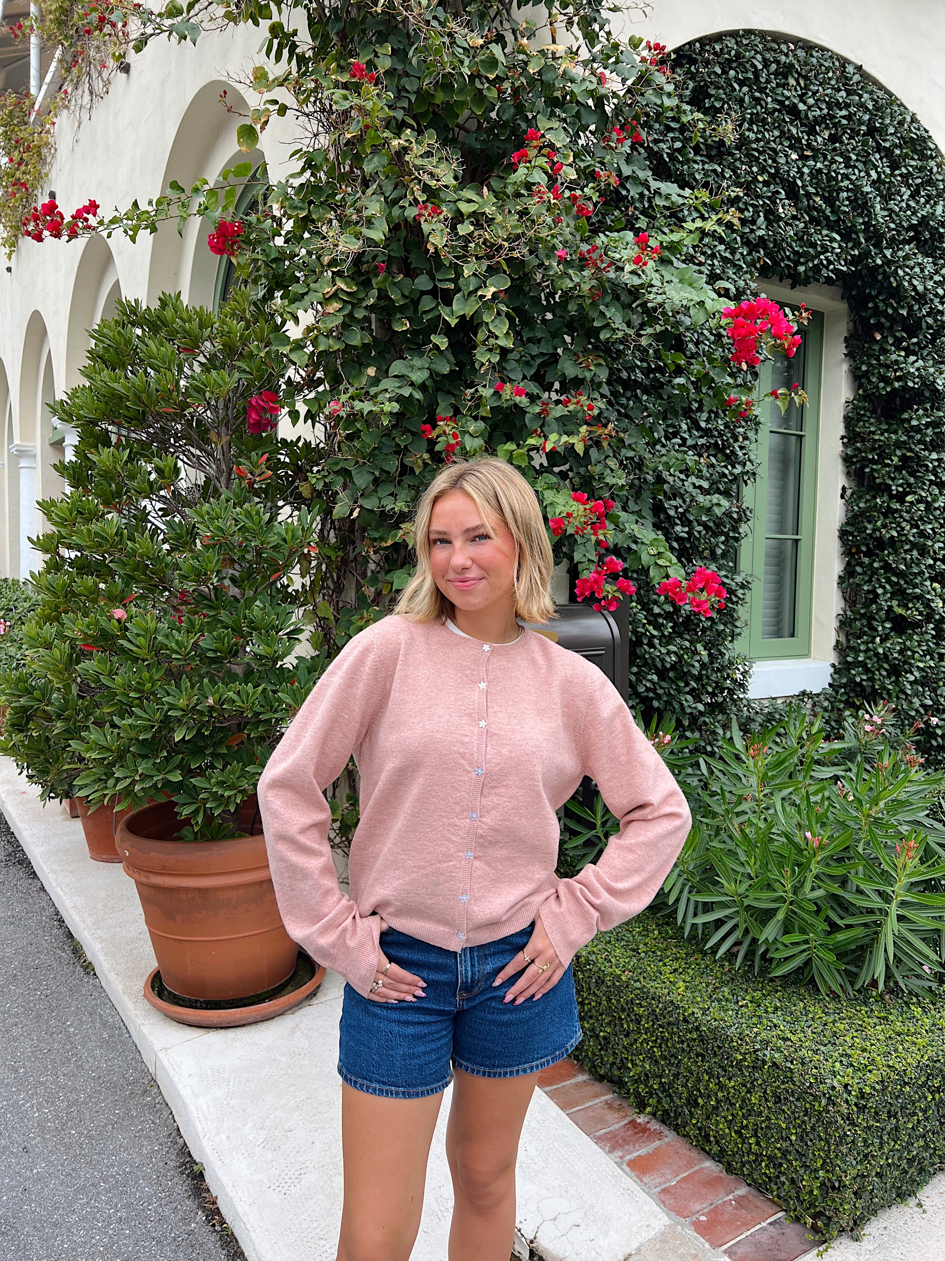 The Bloom Cardi - Rosewood