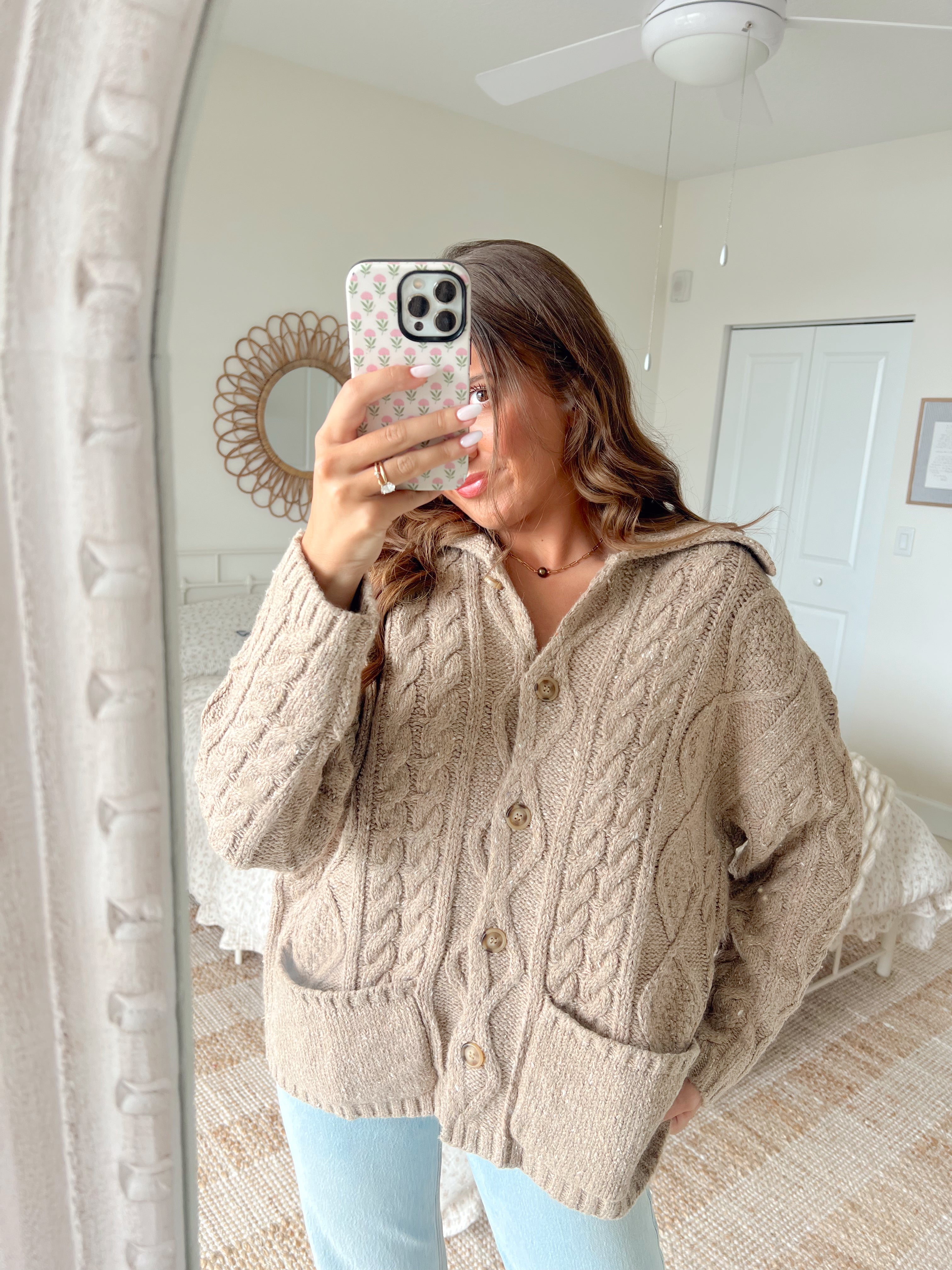 Renna Chunky Cardigan - Espresso