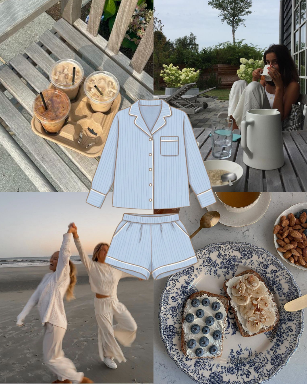Island Bluff PJs - Sky