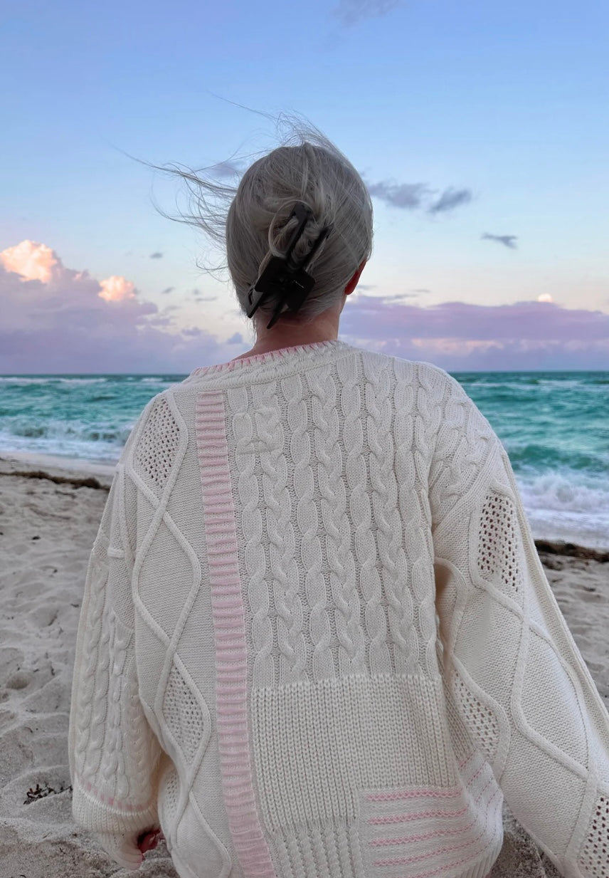 Pink Horizons Sweater