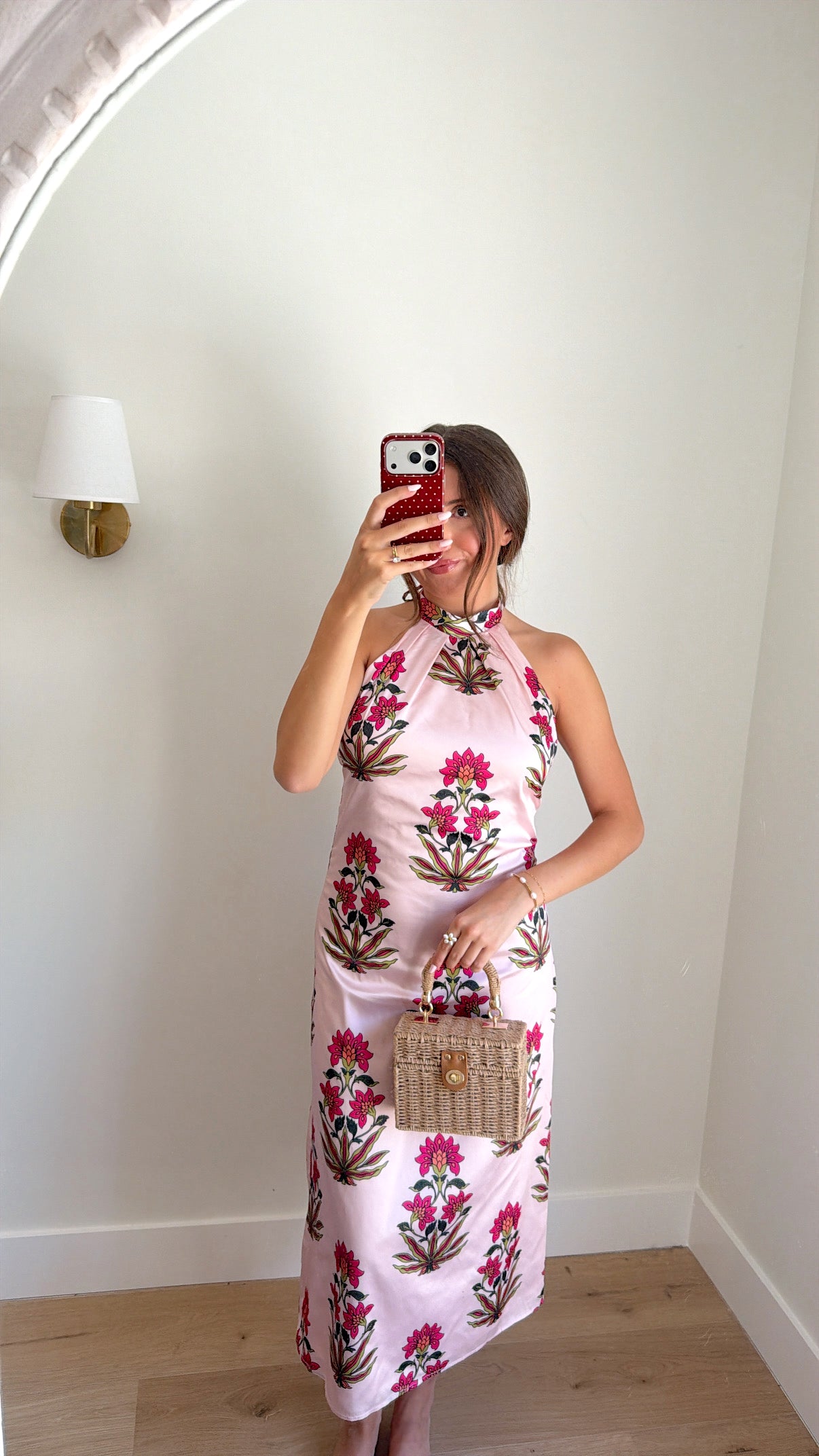 Josie Block-Print Midi