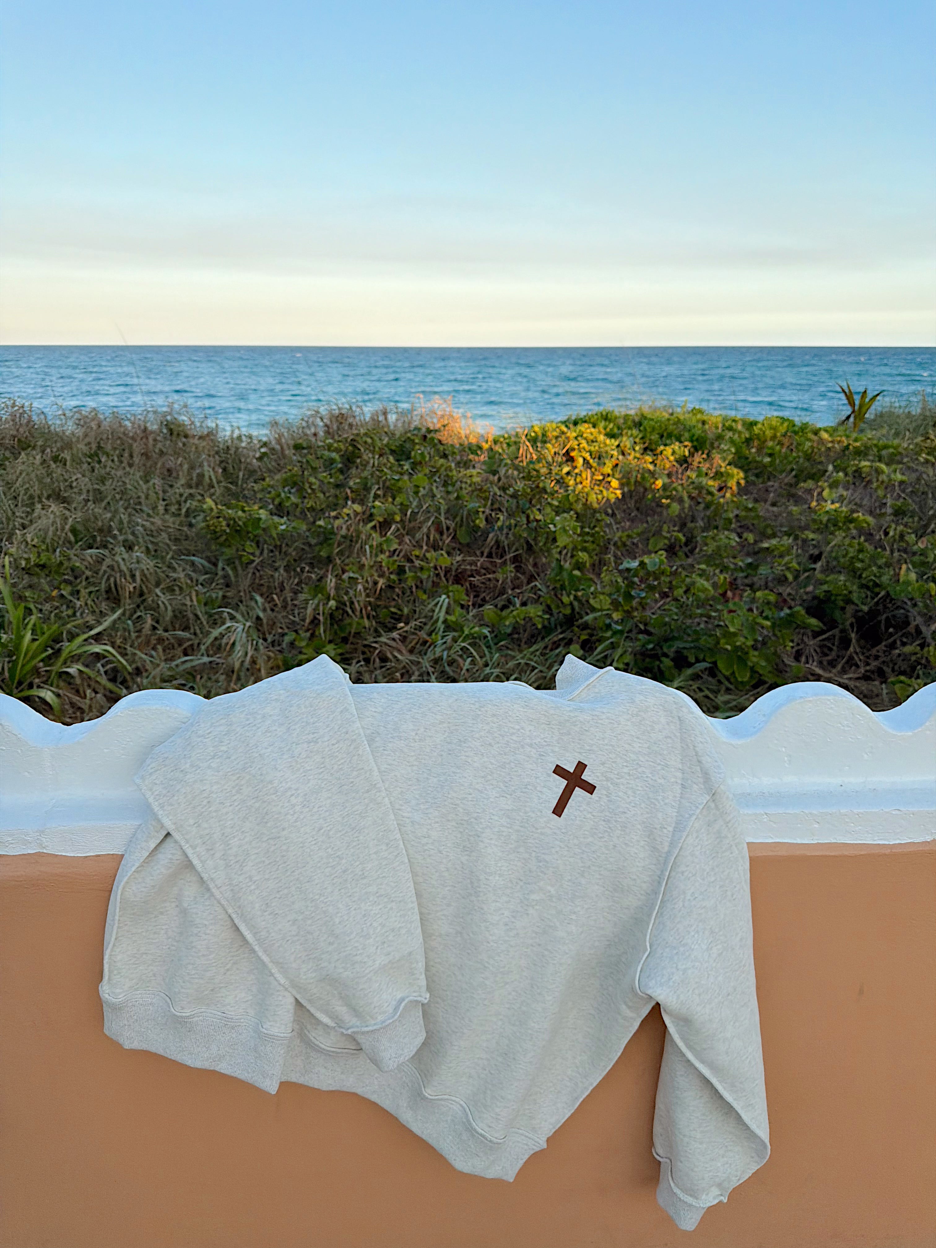 Cross + 'Jesus Saves' Reversible Mockneck • Pre-Order 4/30