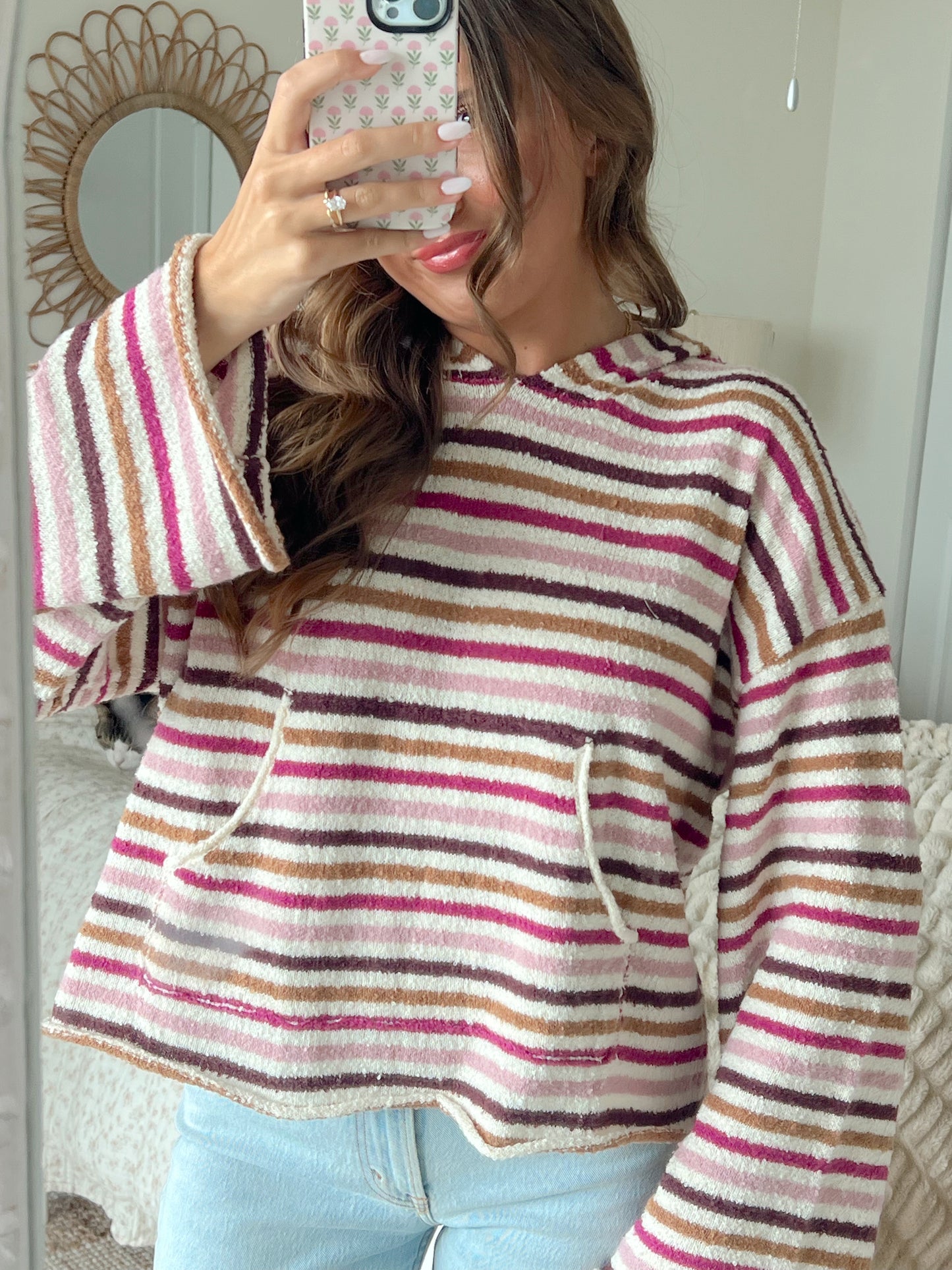 ACADIA STRIPED HOODIE