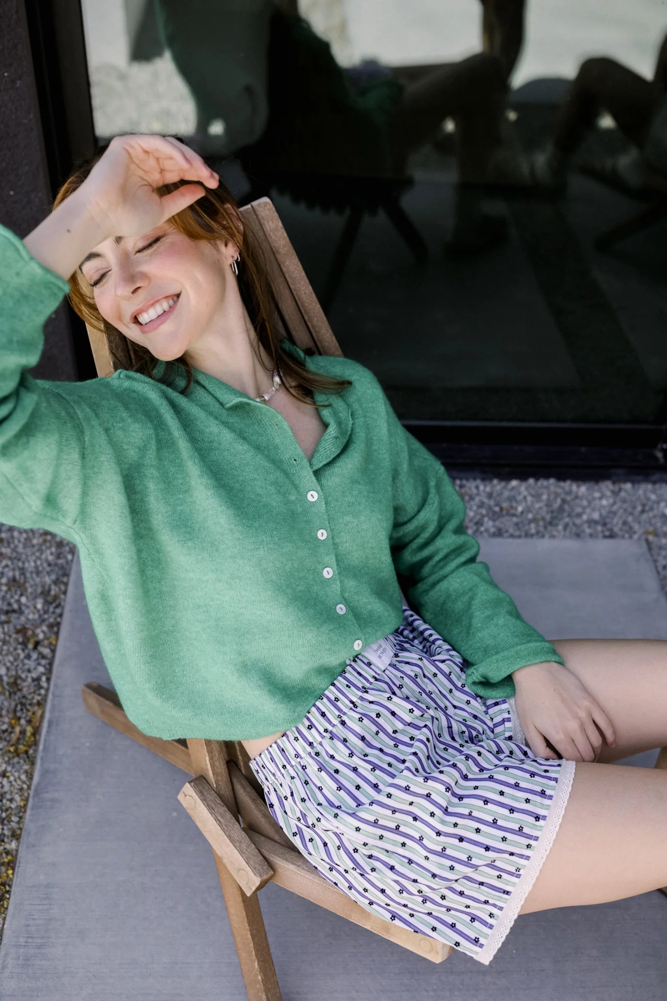 Church Girl Knit - Emerald