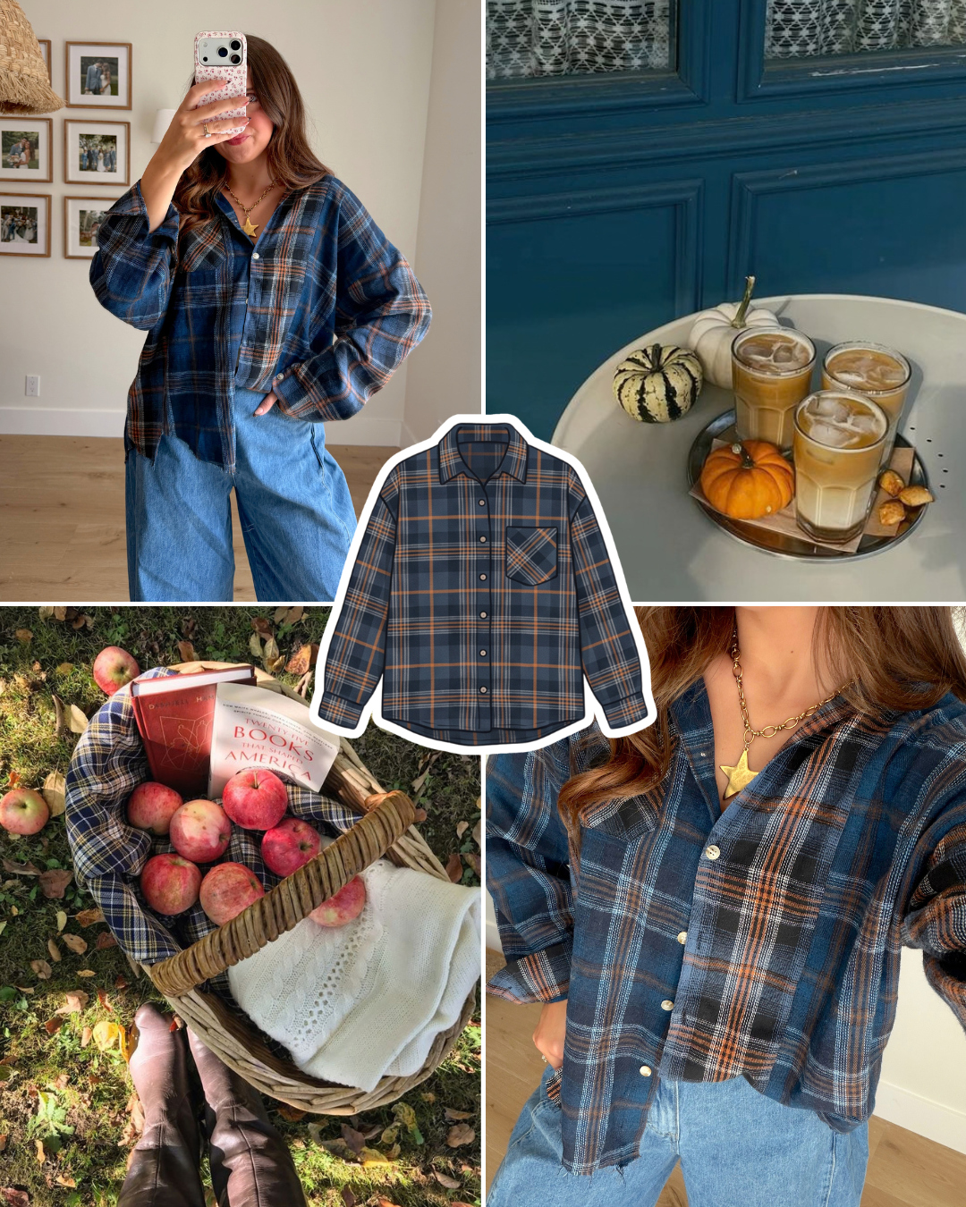 Parker Flannel - Midnight Blue