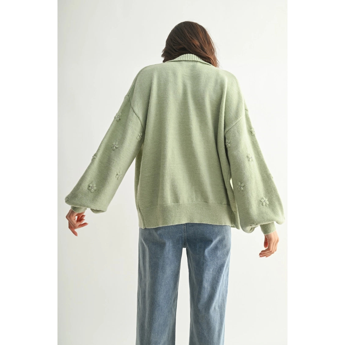 GREENHOUSE FLOWER CARDIGAN
