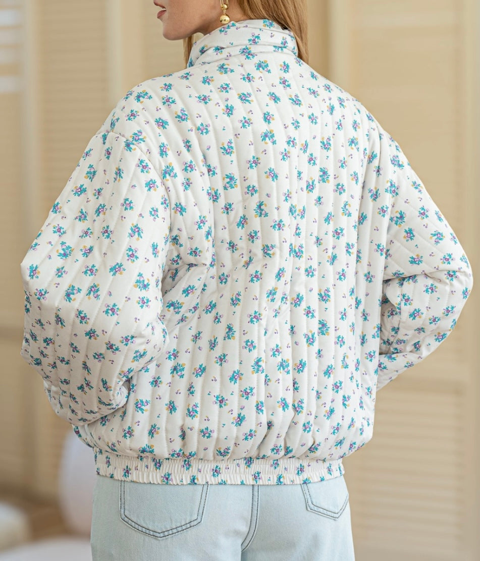 JASMINE FLORAL PUFFER