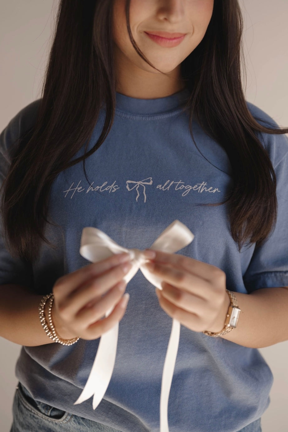 'He Holds It All Together' Graphic