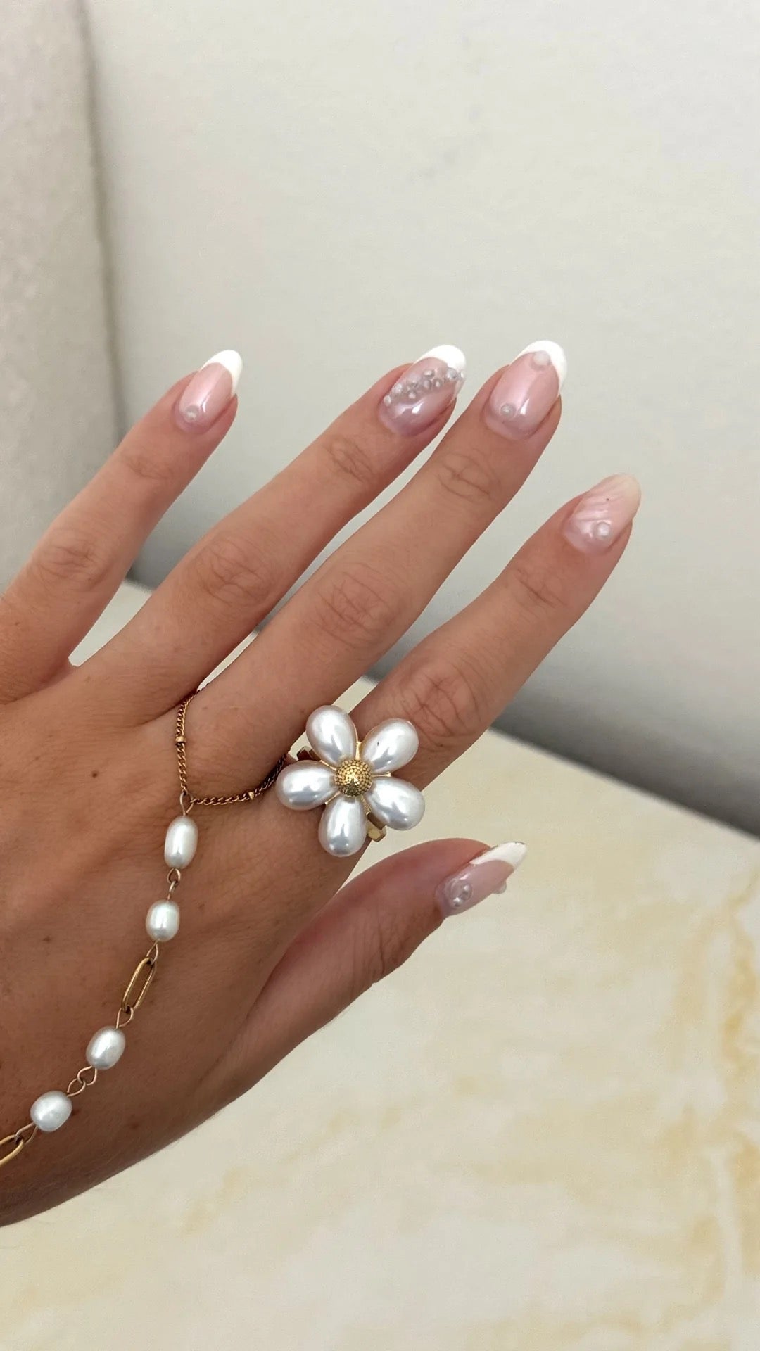 Pearl Hand Chain