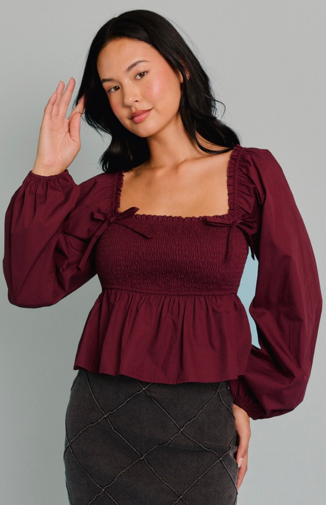 MAISY BABYDOLL TOP