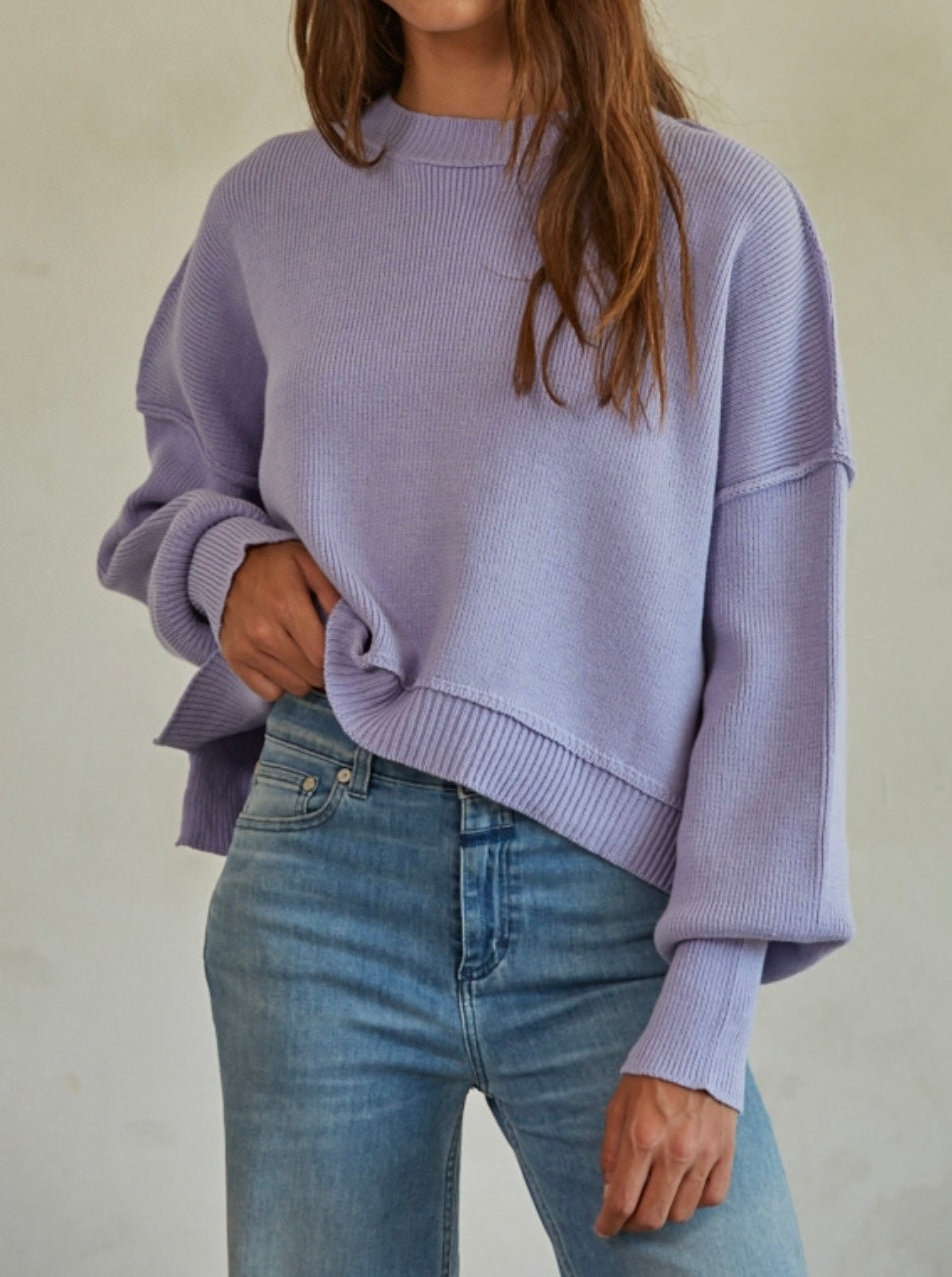 CRUEL SUMMER KNIT - PERIWINKLE