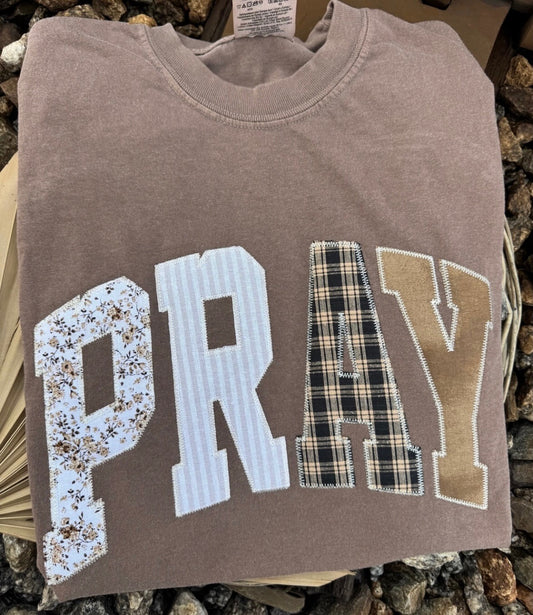 PRAY PATCHWORK TEE