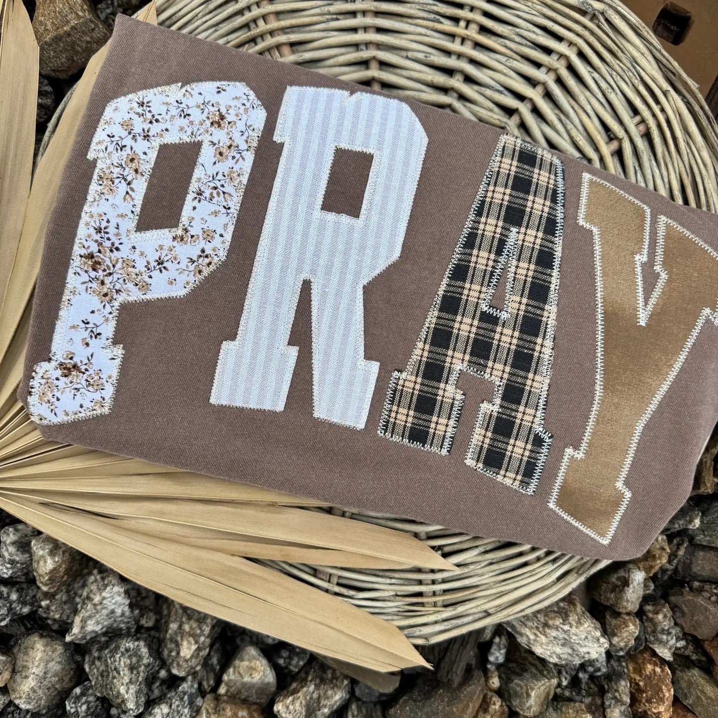 Pray Patchwork Tee