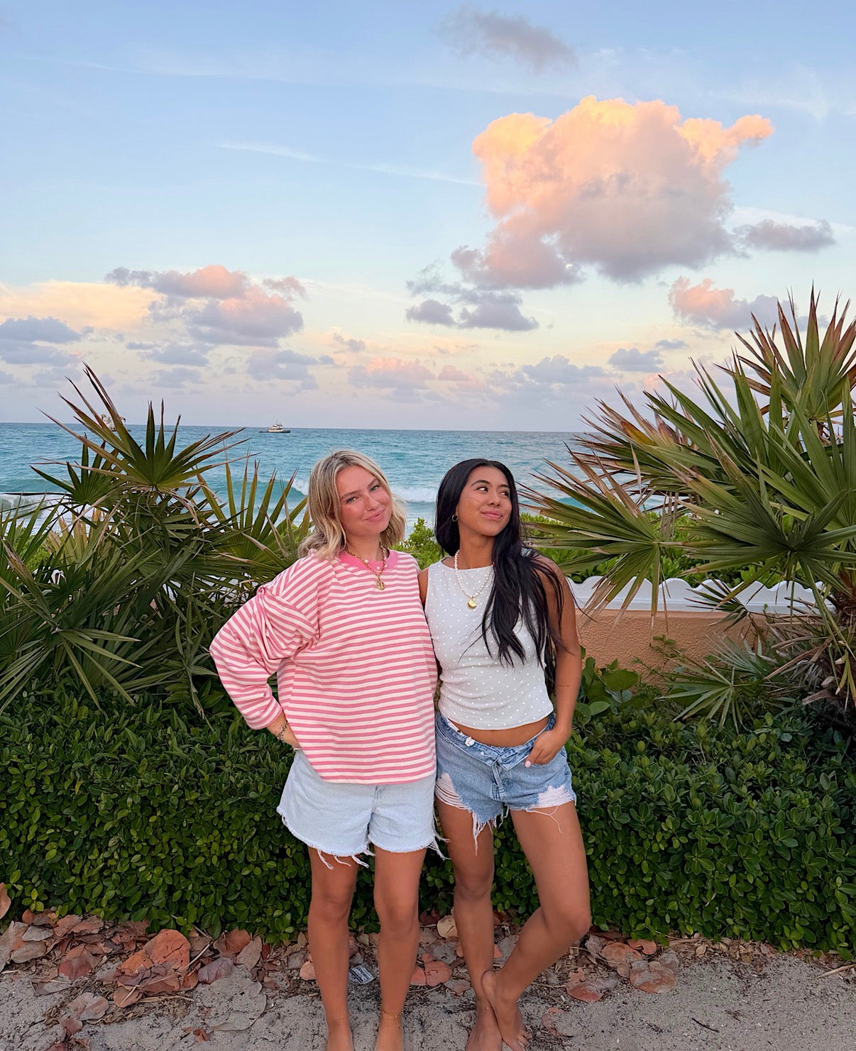 Maggie Long Sleeve Top - Pink