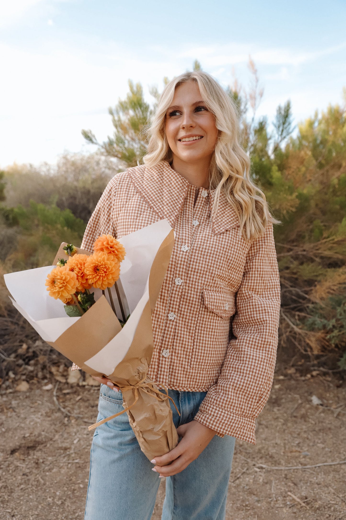 CECILIA GINGHAM JACKET