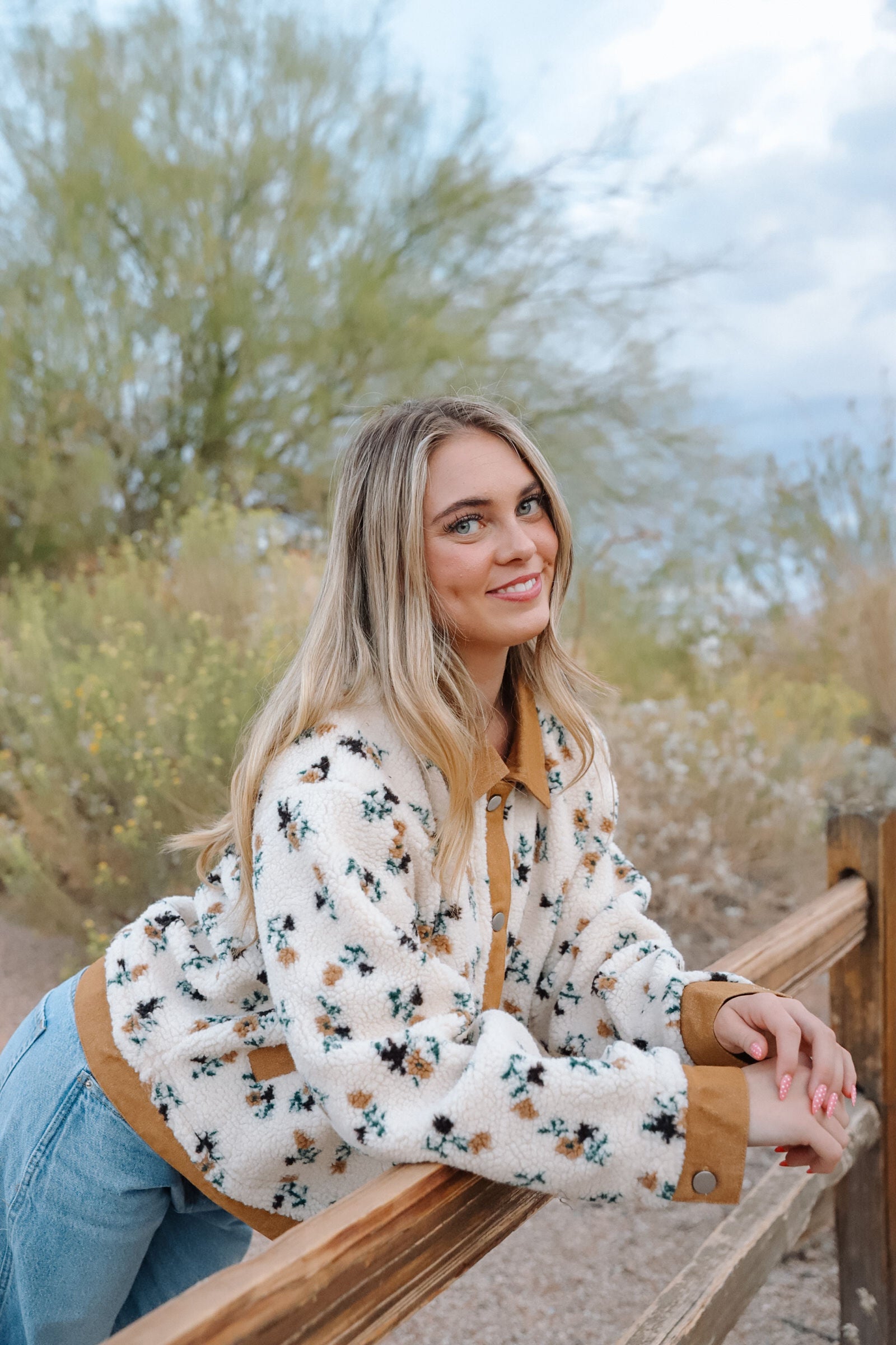 Marigold Sherpa Jacket