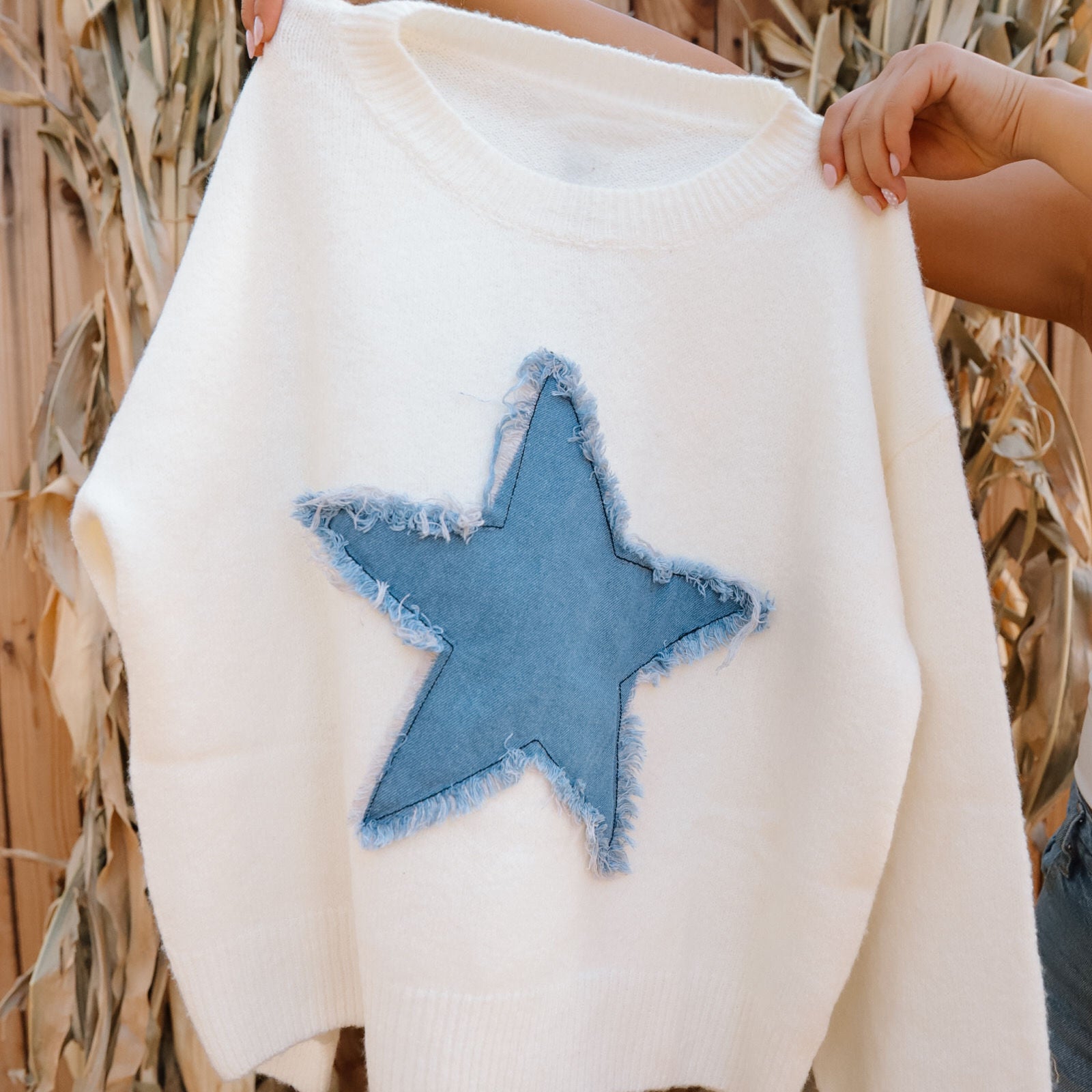 Stitch Crew - Denim Star