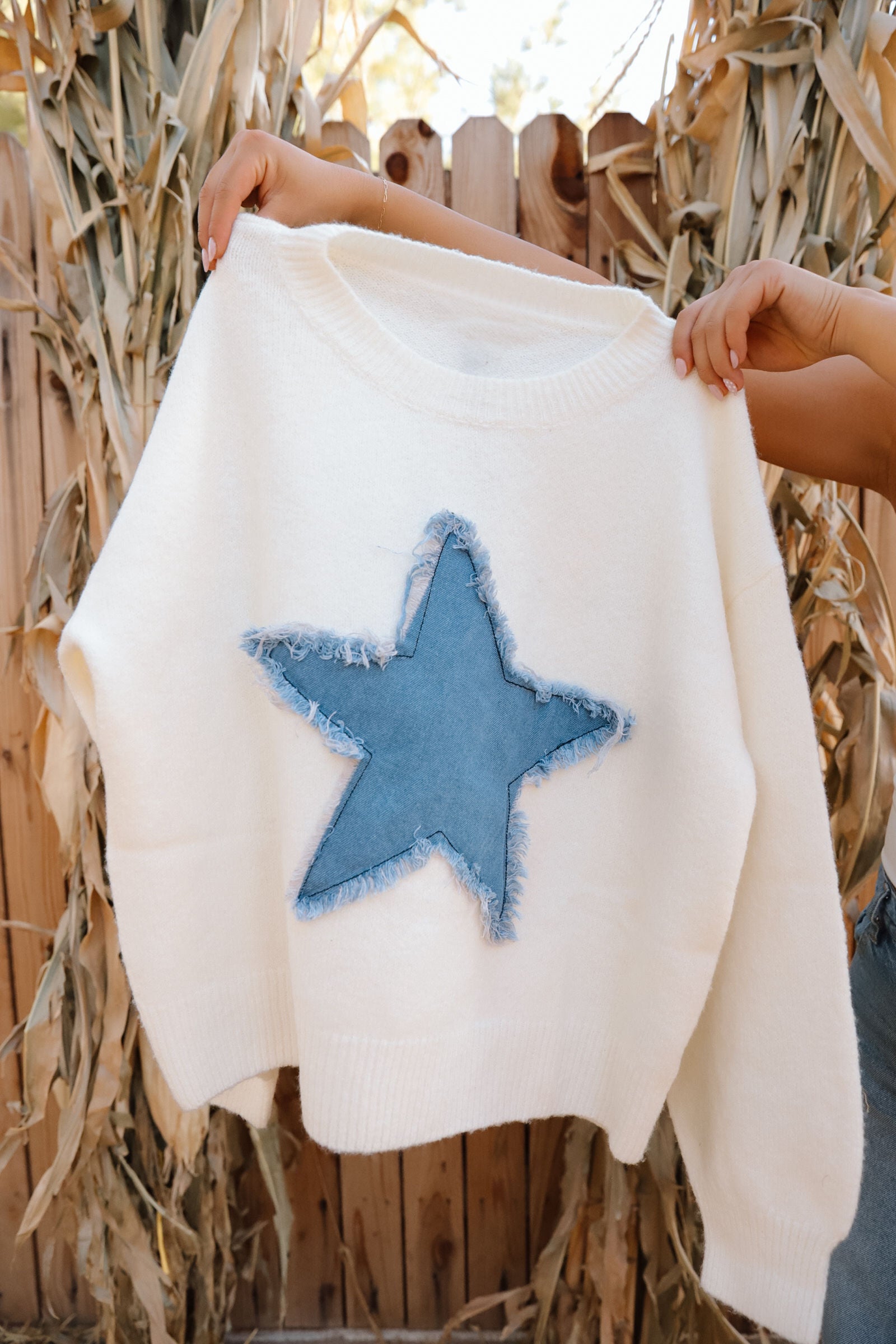 Stitch Crew - Denim Star