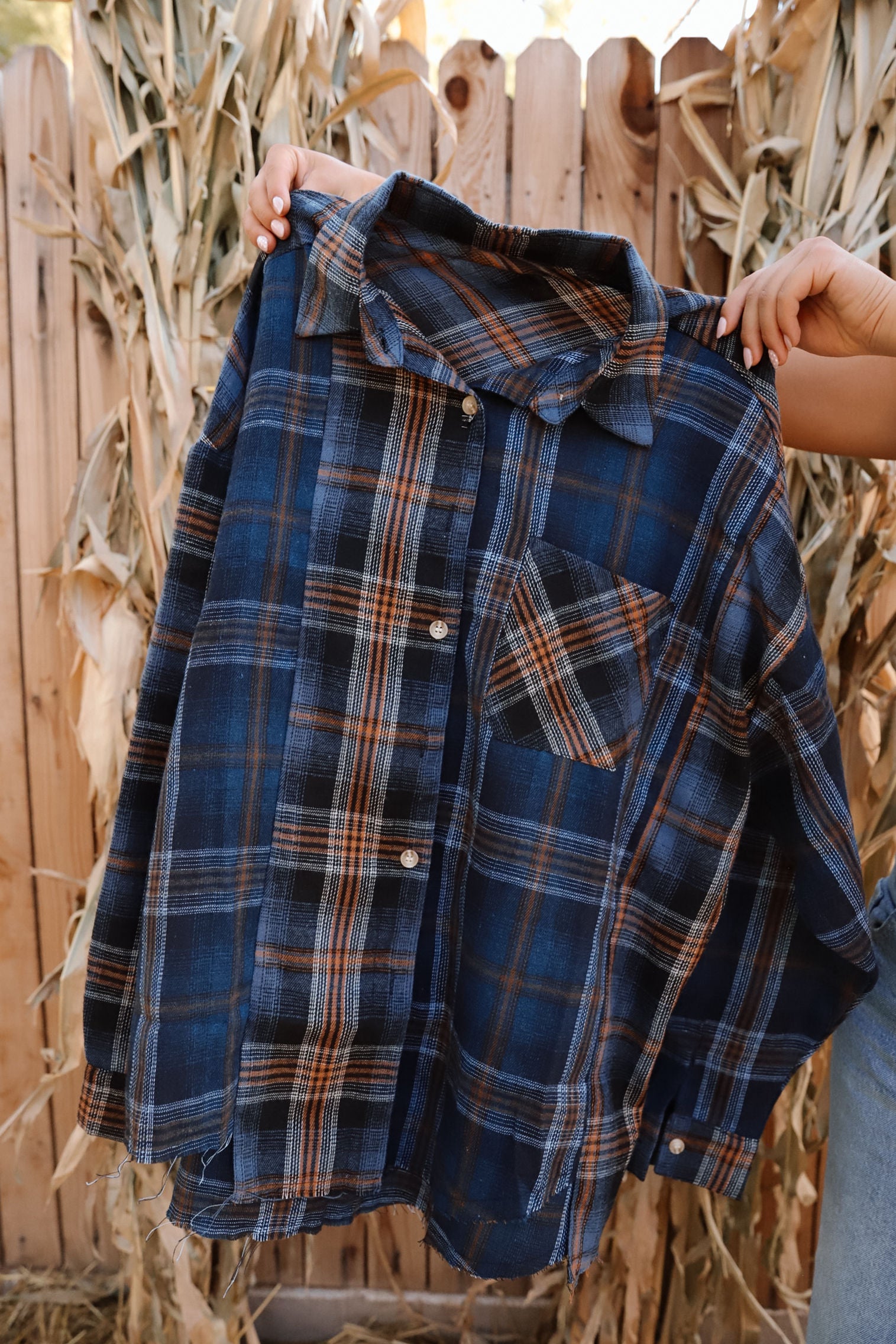 Parker Flannel - Midnight Blue