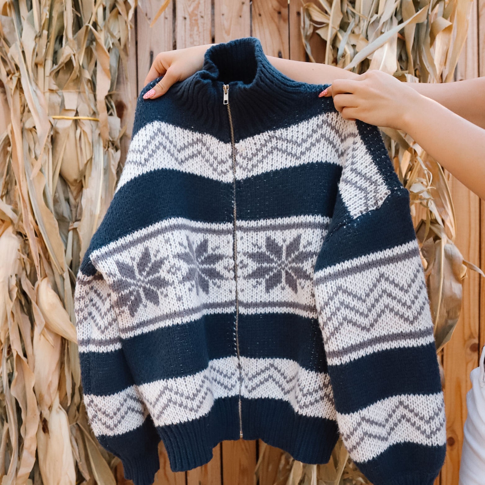 Heritage Sweater Jacket - Navy