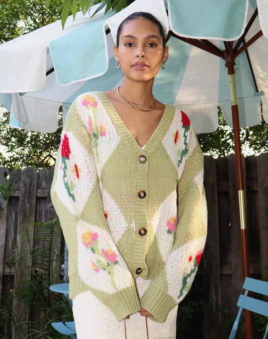OUT OF THE WOODS VINTAGE KNIT CARDI