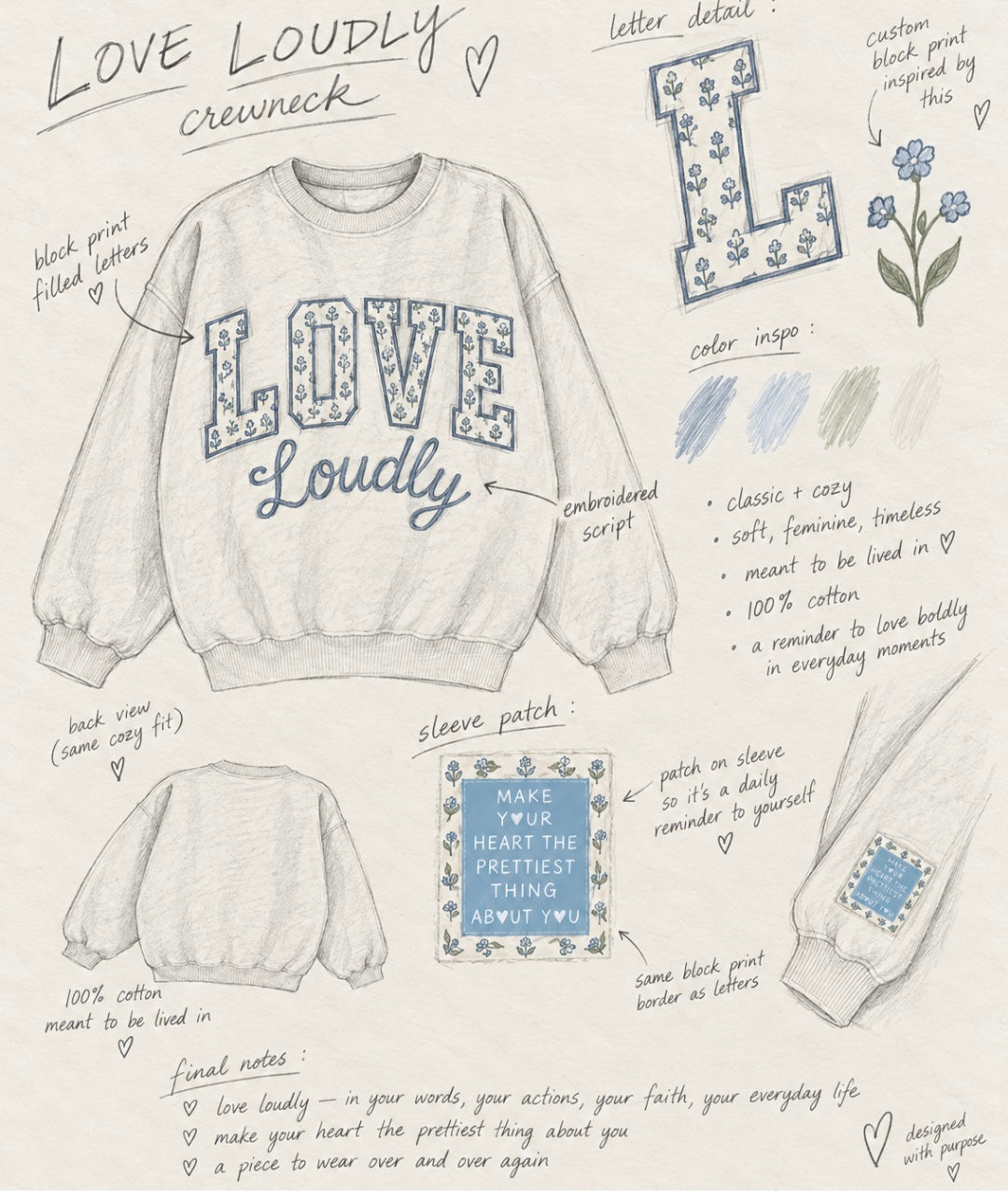 Love Loudly Crew - Est Preorder 11/5