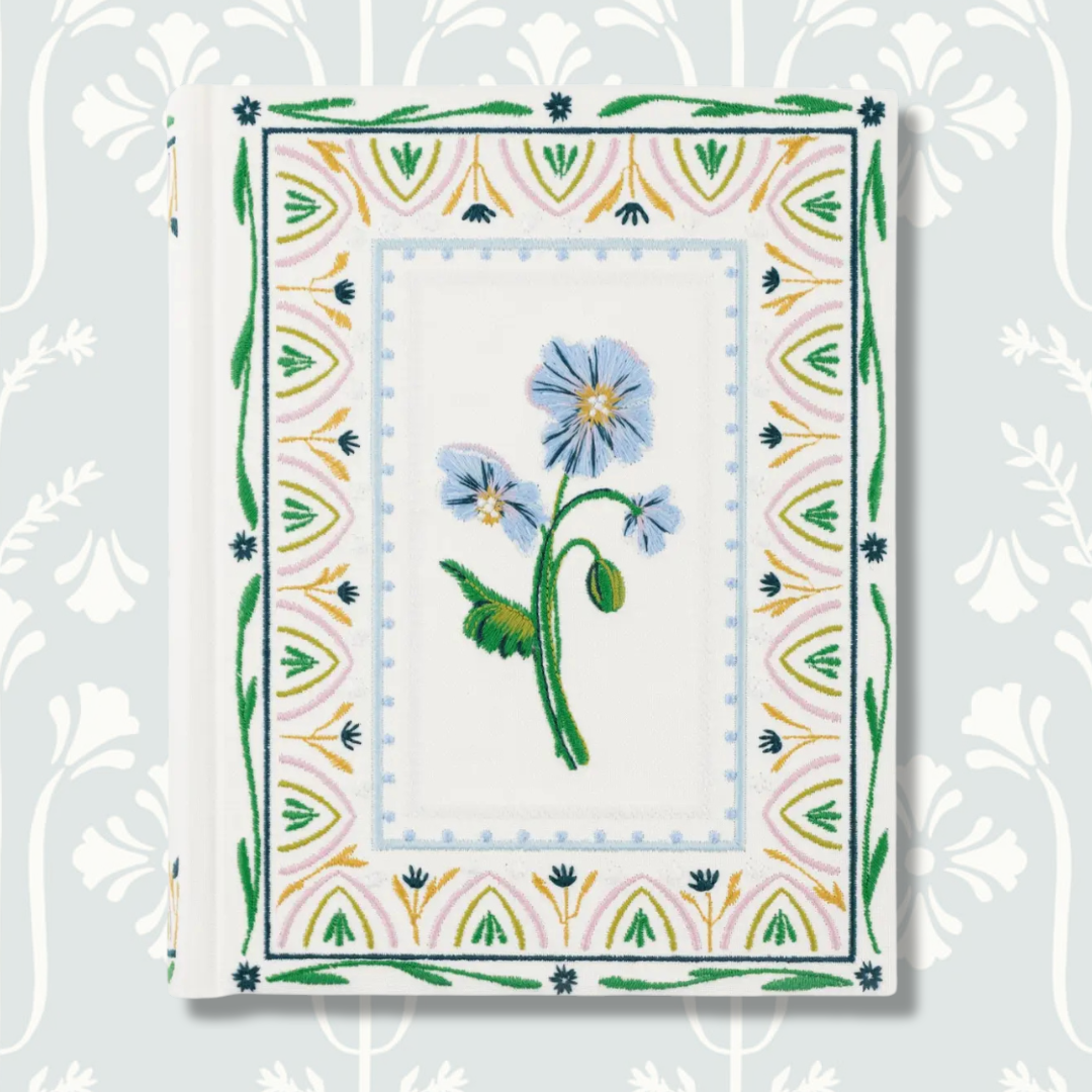 NLT Notetaking Bible - Wildflower Embroidered