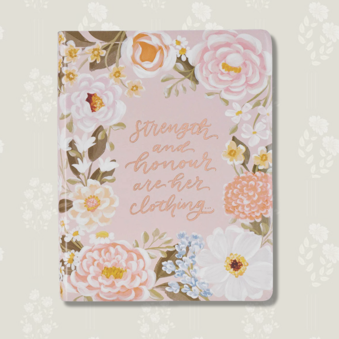 Pink Floral KJV Bible