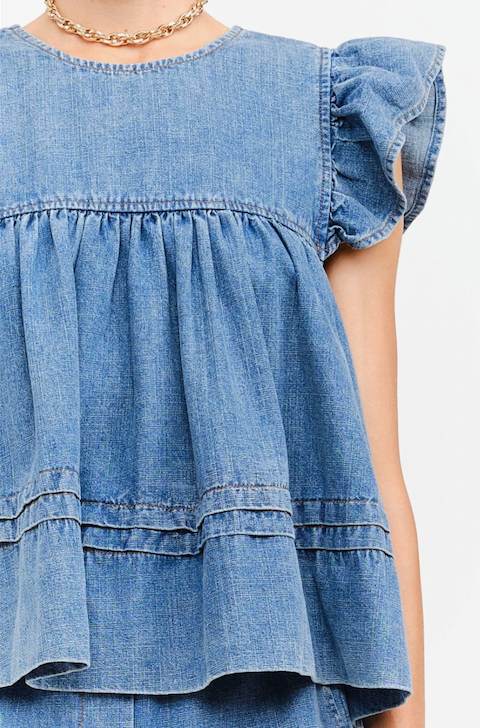 BLUEBELL DENIM TOP