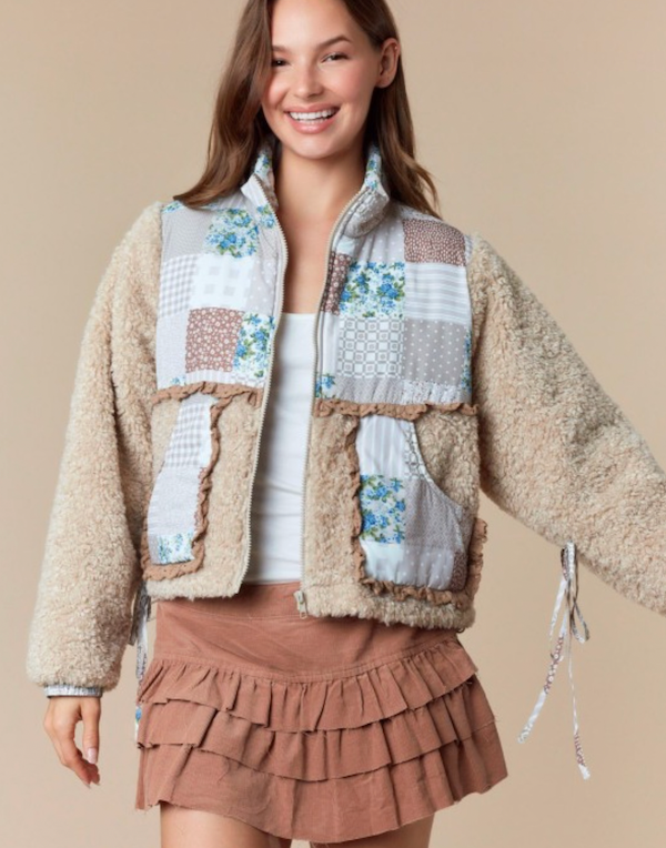 LOVE SHACK SHERPA JACKET